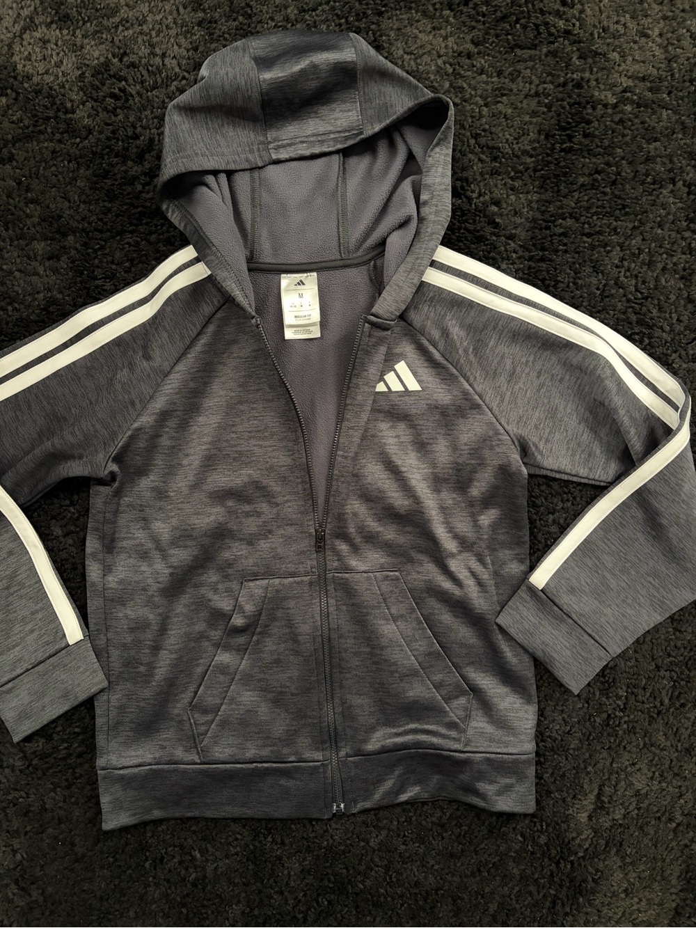 Like New Adidas Jacket boys size 10/12